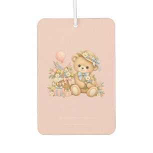 Sweet Teddy Bear Party Design with Cottage Garden Air Freshener