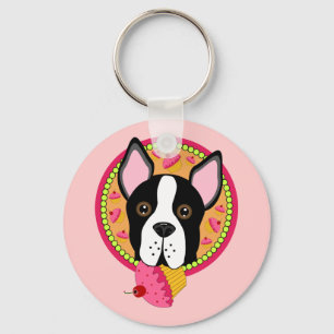 Sweet Terrier Keychain