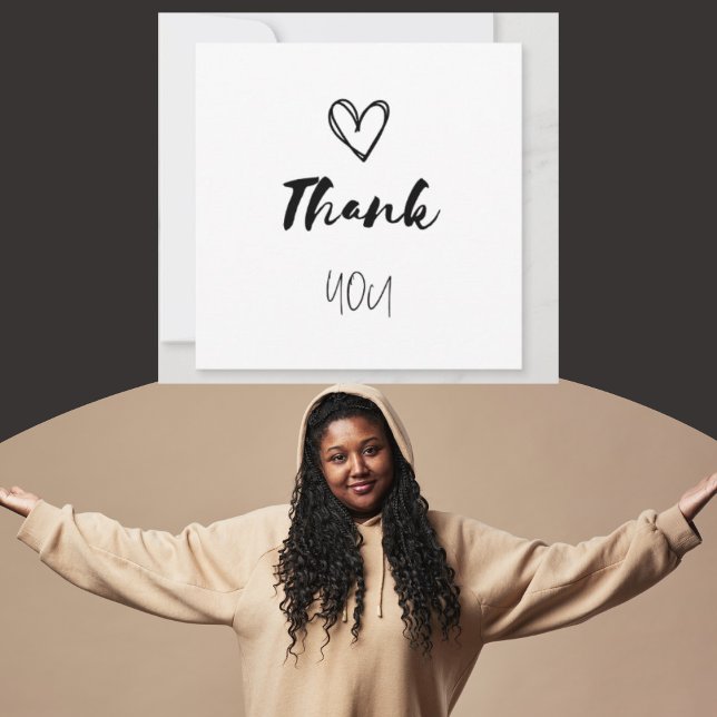 Sweet Thank You Heart Card (Creator Uploaded)