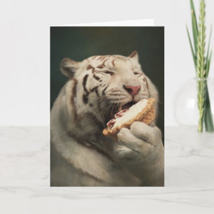 Sweet Tiger Delight – Greeting Card