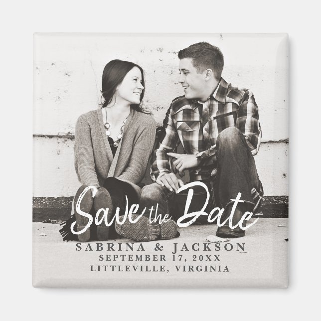 Sweet Time Photo - Save The Date Magnet (Front)
