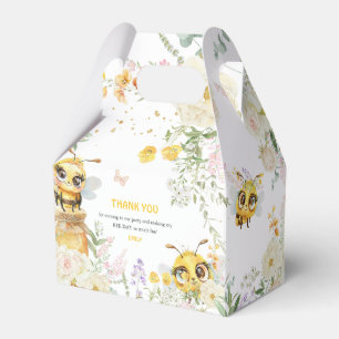 Sweet to Bee' Birthday Thank You Favor Box