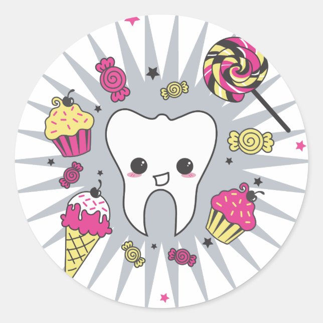 Sweet Tooth Classic Round Sticker (Front)