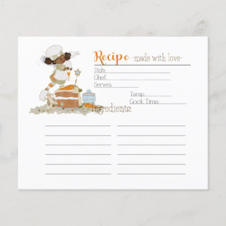 Sweet Tooth Fairy - Dessert Recipe Card
