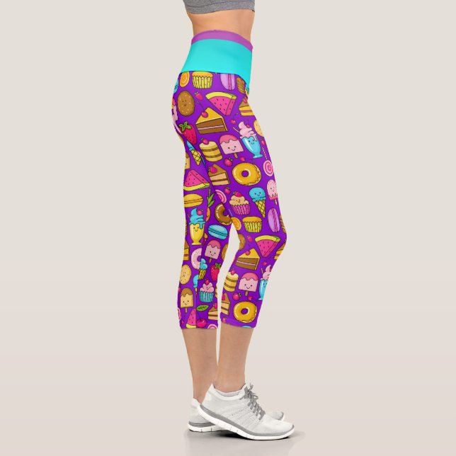 Sweet Traitements Pop Fashion Capris Leggings (Droite)