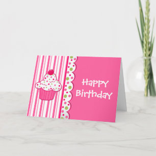 Sweet Treat Girl's Birthday Greeting Card