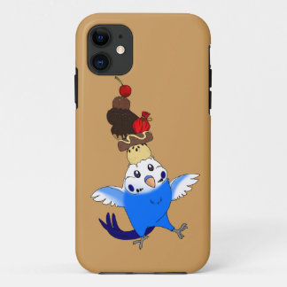 sweet treat [phone case-budgie blue] iPhone 11 case