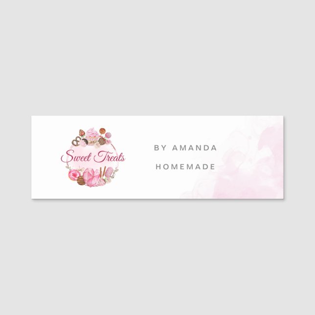 Sweet Treats Bakery  Name Tag (Front)
