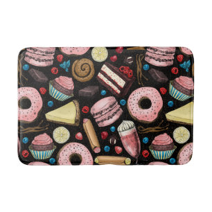 Sweet treats  bath mat