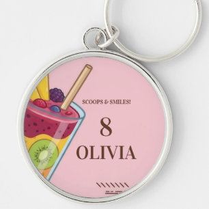 Sweet Treats & Brunch Birthday Keychain