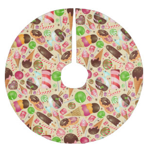 Sweet Treats Brushed Polyester Tree Skirt