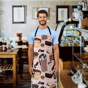 Sweet Treats Chocolate Donut Mocha Peanut Butter Apron