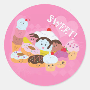 Sweet Treats Classic Round Sticker
