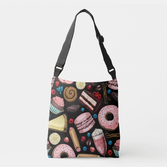 Sweet treats  crossbody bag (Front)