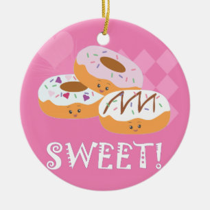 Sweet Treats - Doughnuts! Ceramic Ornament