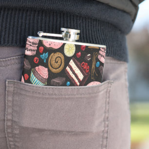 Sweet treats  hip flask