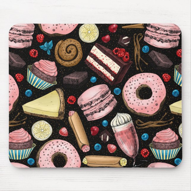 Sweet treats  mouse pad (Front)
