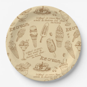 Sweet Treats Paper Plate