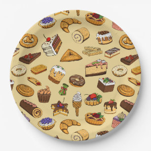 Sweet Treats Paper Plate