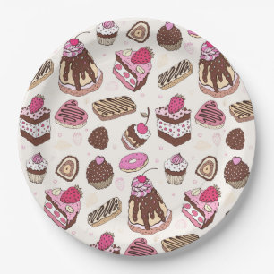 Sweet Treats Paper Plate