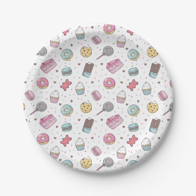 Sweet Treats Paper Plate (Front)