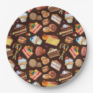 Sweet Treats Paper Plate