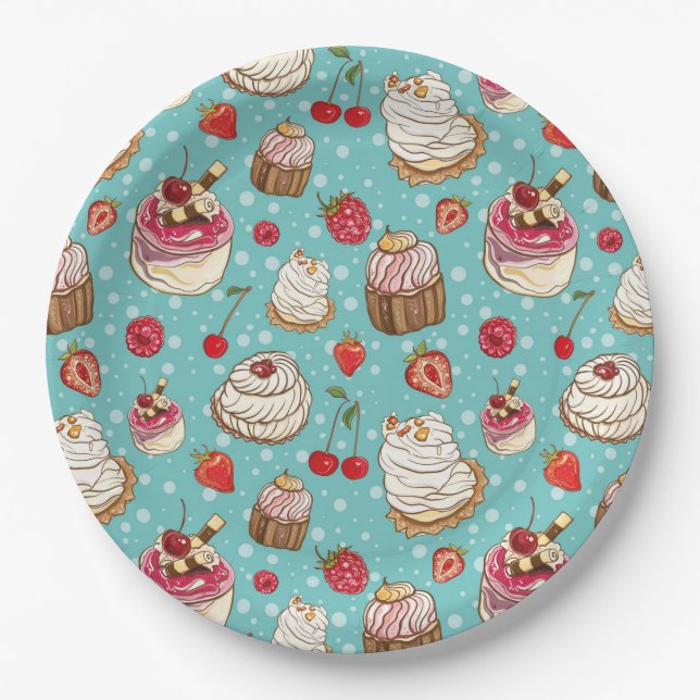 Sweet Treats Paper Plate (Front)