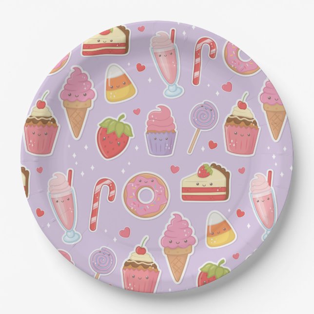 Sweet Treats Paper Plate (Front)