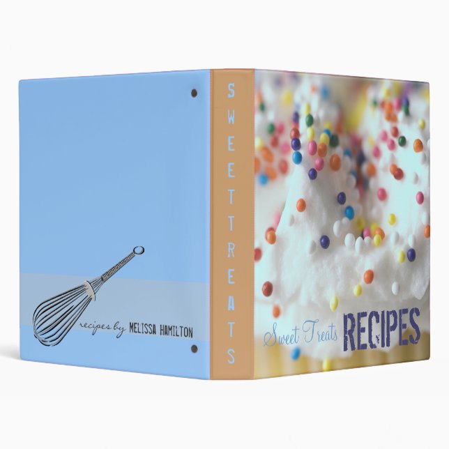 Sweet Treats Recipe Binder (Background)