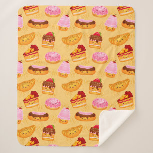 Sweet Treats Sherpa Blanket