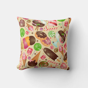 Sweet Treats Throw Pillow
