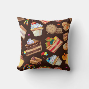 Sweet Treats Throw Pillow