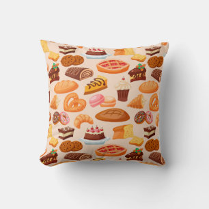 Sweet Treats Throw Pillow
