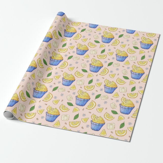 Sweet Treats Wrapping Paper (Unrolled)