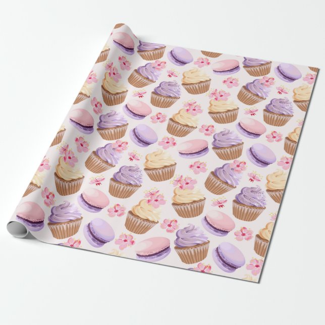 Sweet Treats Wrapping Paper (Unrolled)