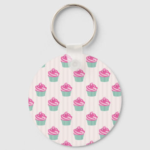 Sweet Trendy Cup Cakes Keychain