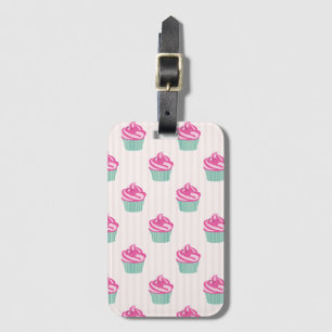 Sweet Trendy Cup Cakes Luggage Tag