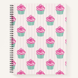 Sweet Trendy Cup Cakes Notebook
