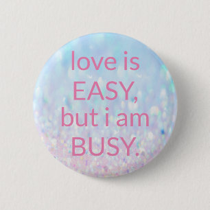 Sweet Trendy glitter   2 Inch Round Button