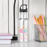 Sweet Unicorn 532 Ml Water Bottle<br><div class="desc">Sweet girly unicorn personalized design.</div>