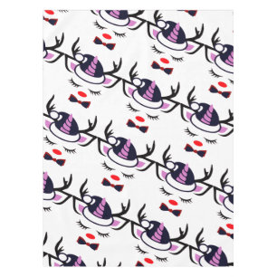 Sweet Unicorn face Tablecloth