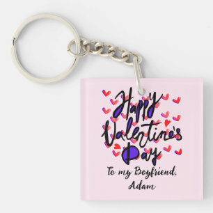 sweet valentine couple personalized customize keychain