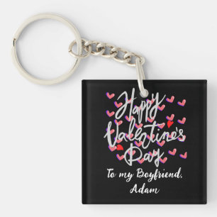 sweet valentine couple personalized customize   keychain