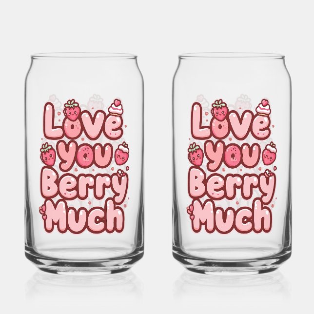 Sweet Valentine's Day Fruit and Cupcake Quote (Recto)