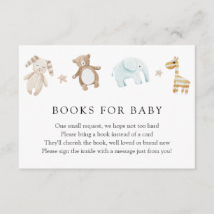 Sweet Vintage Baby Toys Books for Baby insert card