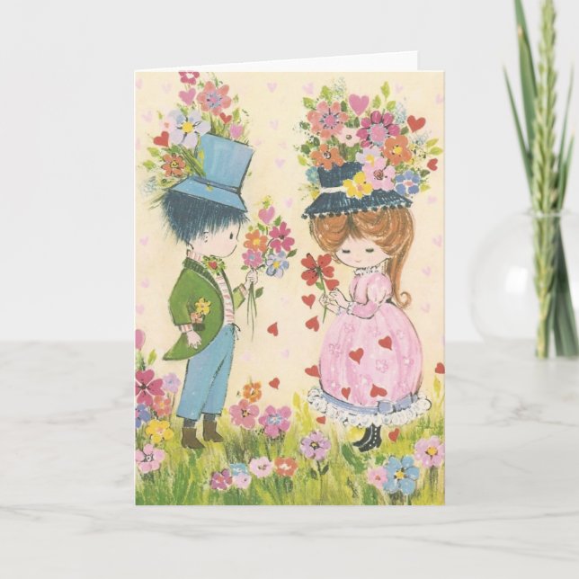 Sweet Vintage Love Card (Front)