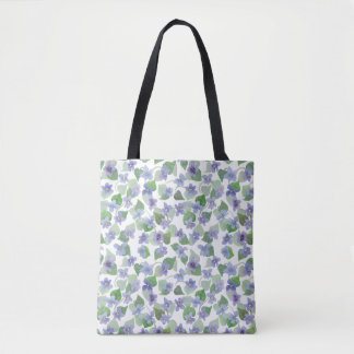 Sweet Violet Watercolor Tote Bag