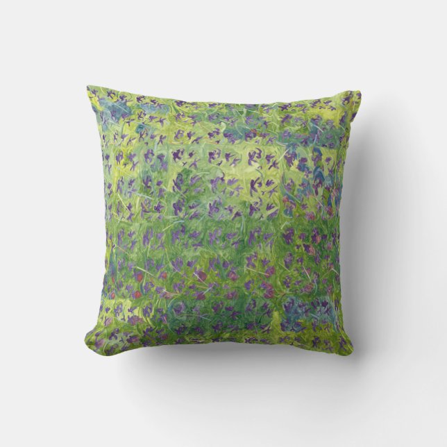 Sweet Violets 2012 Throw Pillow (Front)