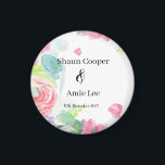 Sweet Watercolor Boho Wedding        Magnet<br><div class="desc">Crafted with love and care,  these design feature delicate watercolour artwork that captures the beauty and essence of a bohemian wedding. The soft brushstrokes and pastel hues of the watercolour design create a romantic and enchanting atmosphere,  perfect for setting the tone for your special occasion.</div>