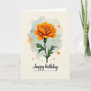 Sweet Watercolor Flower Card